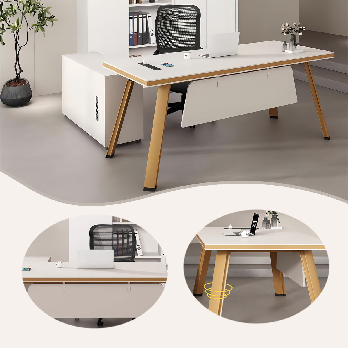 在宅ワーク用デスク 59733-6-