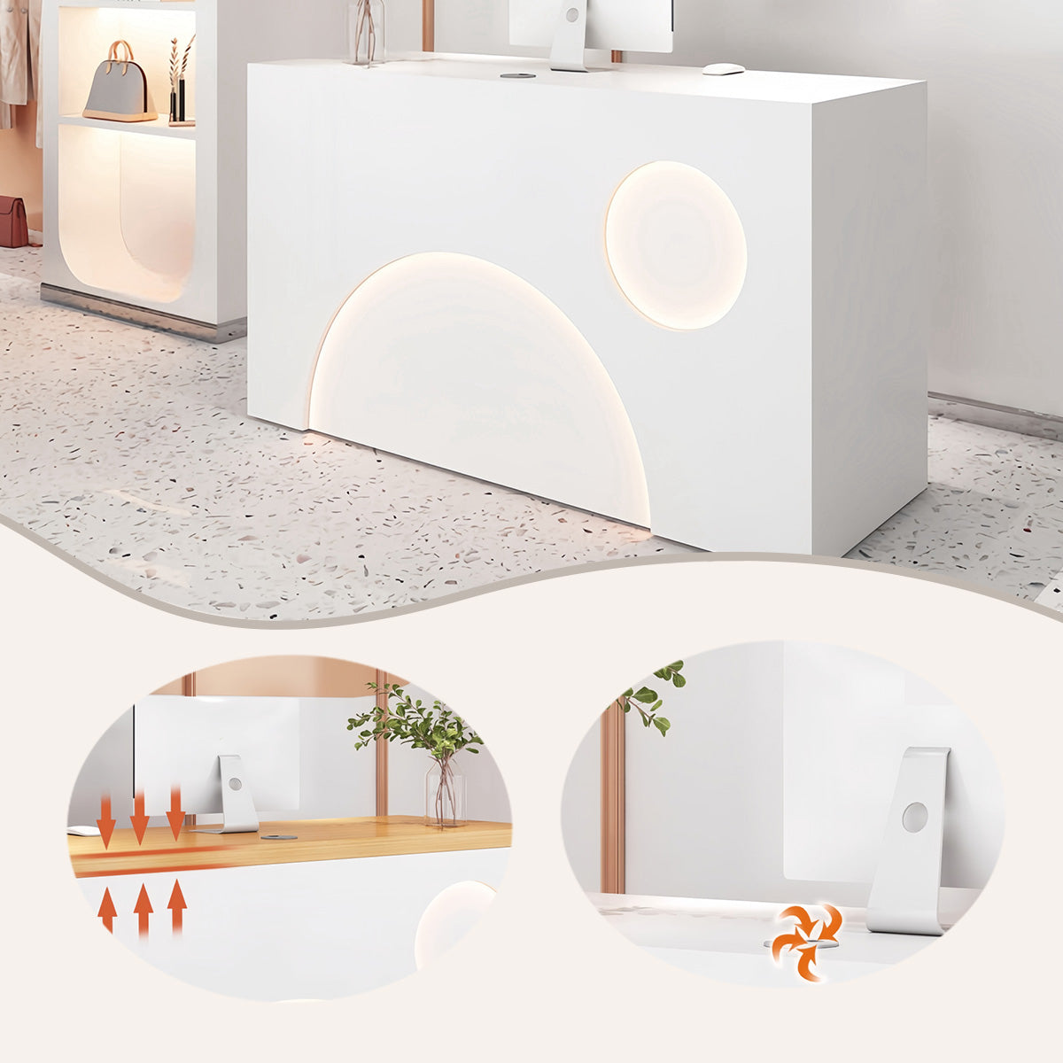 受付カウンター,レジカウンター,エントランス受付,店舗用,サロン