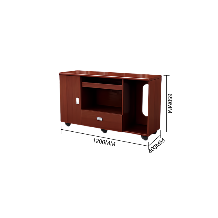 エグゼクティブデスク　社長デスク　オフィスデスク　事務用　ワゴン　大容量収納　PC収納　マホガニー　カスタマイズ可能　LBZ-P038