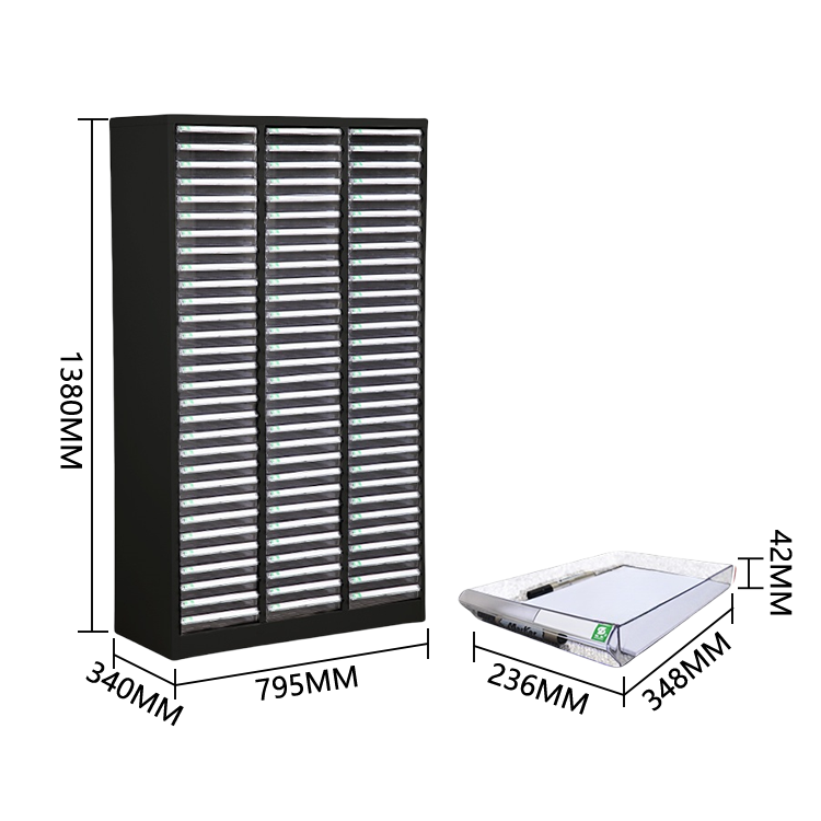 キャビネット　収納ボックス　オフィスキャビネット　多目的な収納　役員用キャビネット　収納棚　執務室用　会社用　役員用　オフィス用　大容量収納　 A4書類ケース 小物整理収納　高品質　モダン　高耐久性　耐荷重性　ブラック　カスタマイズ可能　BGCWG-P010
