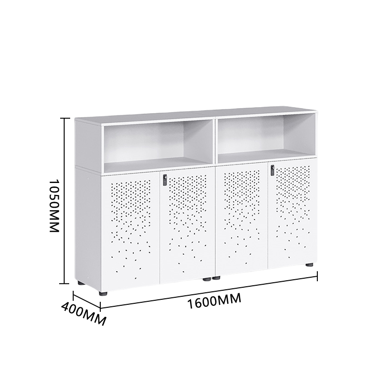 おしゃれなキャビネット　オフィスキャビネット　多目的な収納　役員用キャビネット　役員用　オフィス用　引き出し収納　大容量収納　鍵付き　ダイヤル錠付き　アジャスター　広い天板　小物整理収納　高品質　厚手　シンプル　簡素　高耐久性　お手入れやすい　レッドブラウン　カスタマイズ可能　BGCWG-P014