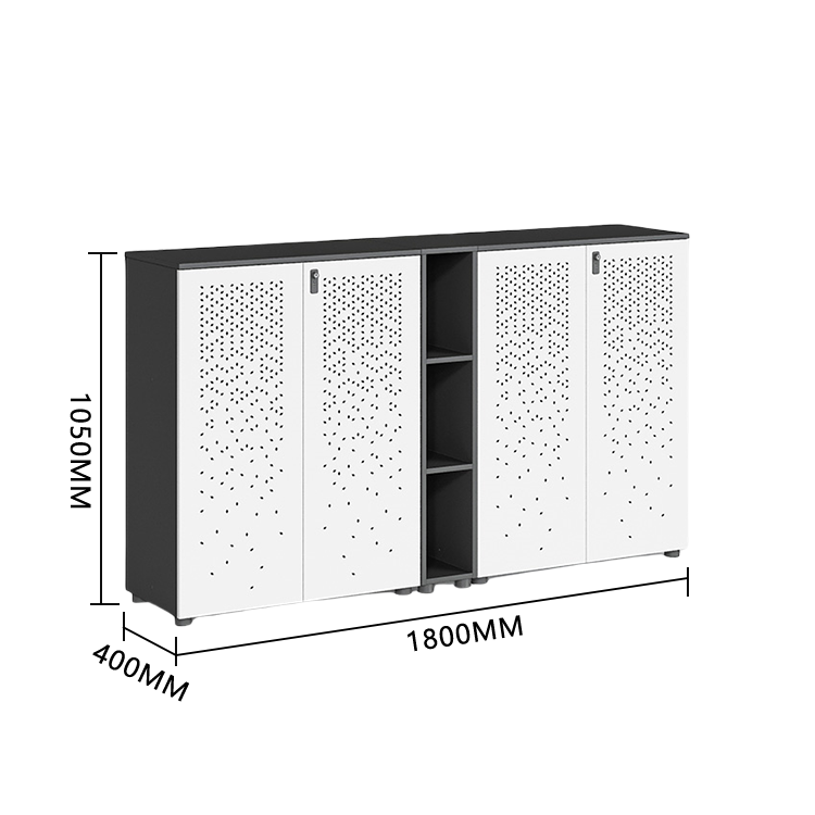 おしゃれなキャビネット　オフィスキャビネット　多目的な収納　役員用キャビネット　役員用　オフィス用　引き出し収納　大容量収納　鍵付き　ダイヤル錠付き　アジャスター　広い天板　小物整理収納　高品質　厚手　シンプル　簡素　高耐久性　お手入れやすい　レッドブラウン　カスタマイズ可能　BGCWG-P014