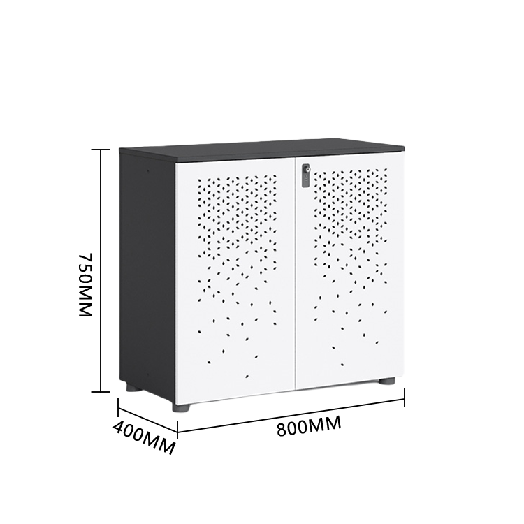 おしゃれなキャビネット　オフィスキャビネット　多目的な収納　役員用キャビネット　役員用　オフィス用　引き出し収納　大容量収納　鍵付き　ダイヤル錠付き　アジャスター　広い天板　小物整理収納　高品質　厚手　シンプル　簡素　高耐久性　お手入れやすい　レッドブラウン　カスタマイズ可能　BGCWG-P014