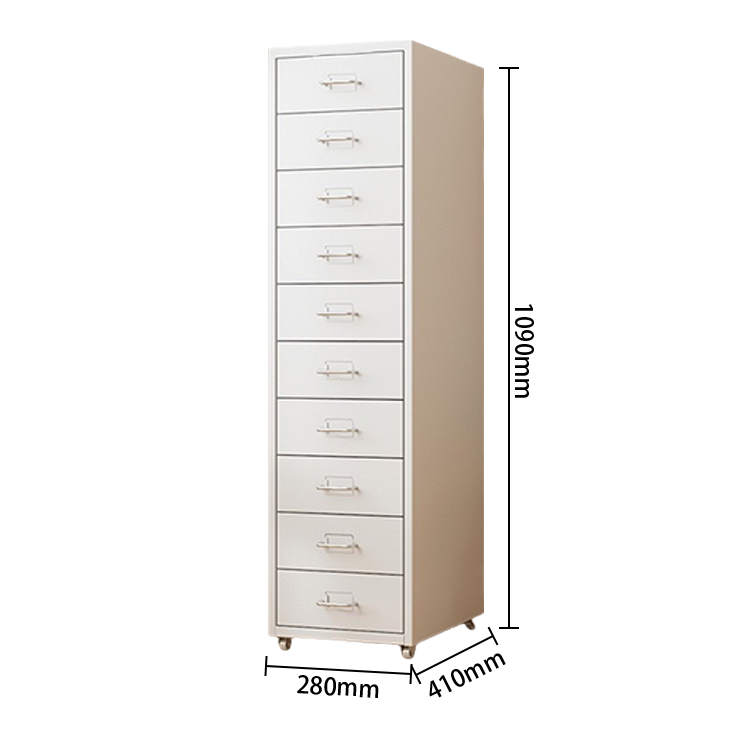 【8月最終値下げ】金属製ホワイト 引き出し収納キャビネット1点 ワゴン,収納キャビネット,収納棚,大容量収納,多段引き出し収納