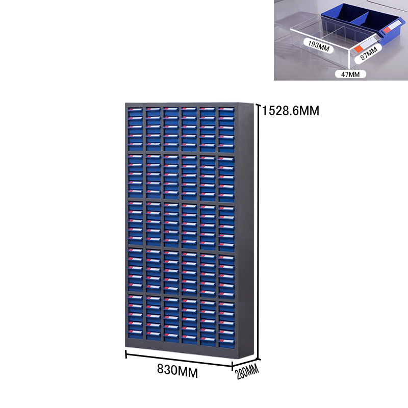 シンプルなキャビネット　収納棚　収納ボックス　オフィスキャビネット　ラック　役員用キャビネット　オフィス用　引き出し収納　大容量収納　A4書類ケース　小物整理収納　ラベル　ファイル　鍵付き　高品質　厚手　シンプル　簡素　ブルー　カスタマイズ可能　BGCWG-P021