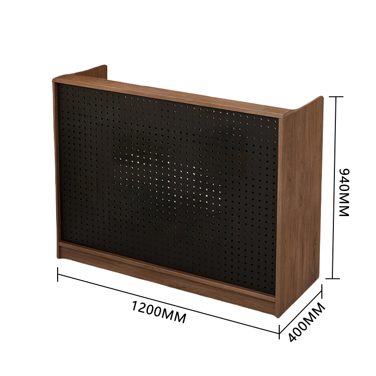 受付カウンター,レジカウンター,有孔ボード,店舗用,大容量収納,フック