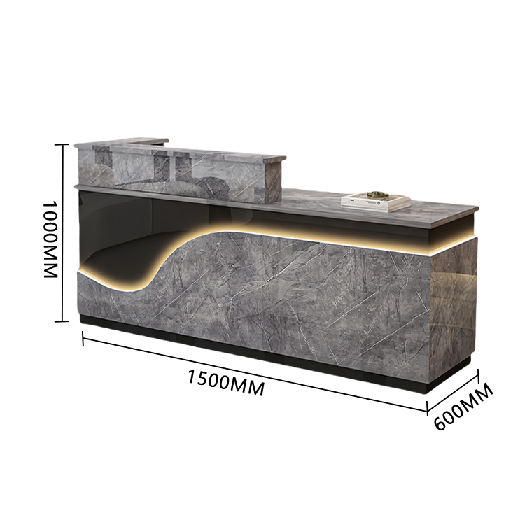 受付カウンター 受付台,ハイカウンター,エントランス受付,店舗用,石目調,扉付き