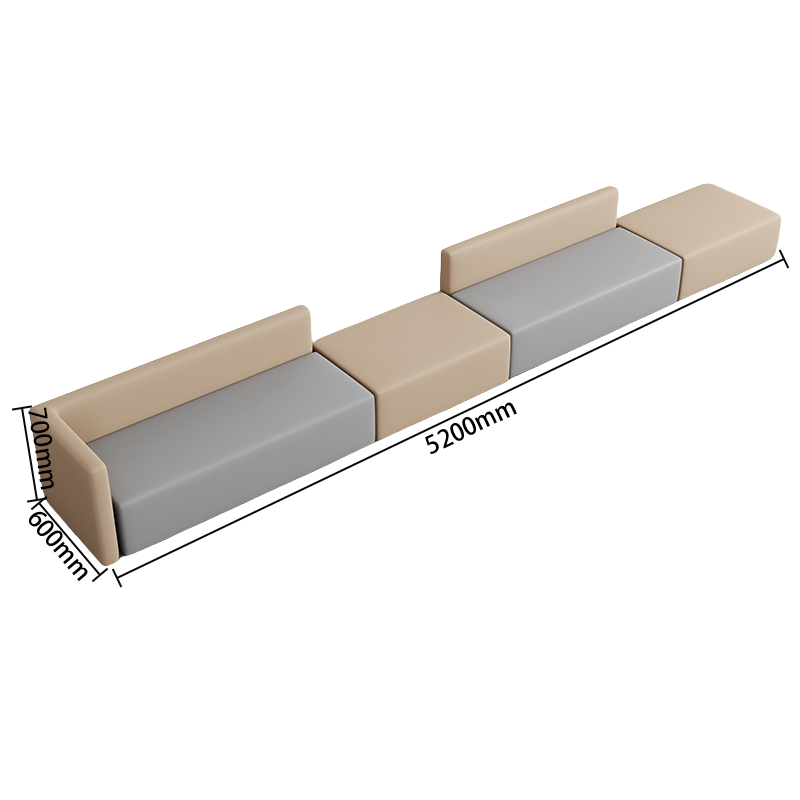 応接ソファ　ソファセット　ロータイプ　カウチソファセット　商談用　3人掛け　人間工学　耐久性　快適　グレー　オレンジ　JDSF-P023