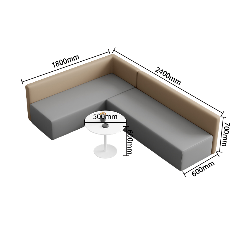 応接ソファ　ソファセット　ロータイプ　カウチソファセット　商談用　3人掛け　人間工学　耐久性　快適　グレー　オレンジ　JDSF-P023
