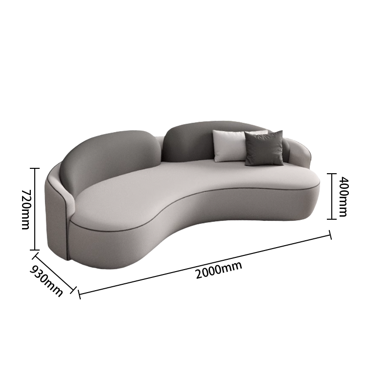 応接ソファ　ソファセット　ファブリックソファ　3人掛け　人間工学　回弾性　洗練　快適　柔らかい　グレー　カスタマイズ可能　JDSF-P027
