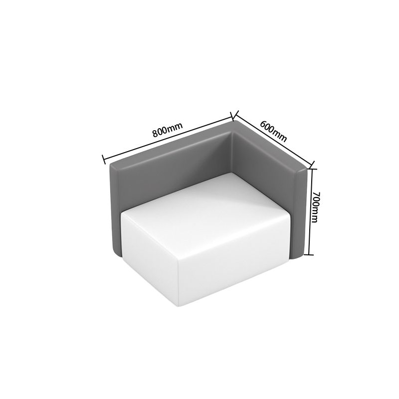 応接ソファ　ソファセット　コーナーソファ　片肘ソファ　丸テーブル　カウチソファセット　3人掛け　グレー　カスタマイズ可能　JDSF-P036