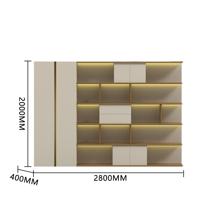 エグゼクティブデスク　執務デスク　社長机　事務机　ダイヤル錠　LEDライト付き　厚手　オープン収納　木目調　洗練　チーク　LBZ-P007