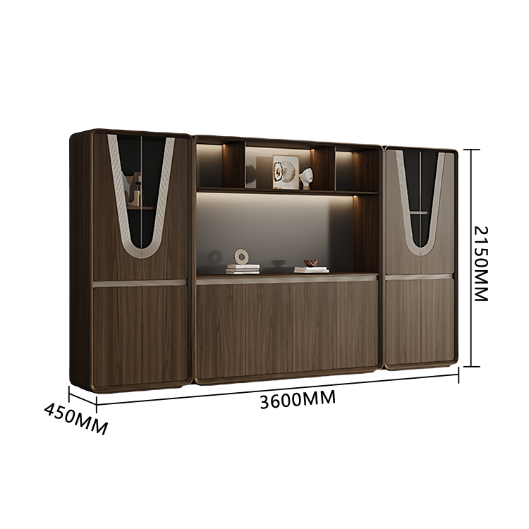 エグゼクティブデスク　両袖机　社長机　木製デスク　木目調　Ｒ加工　レザーマット　指紋認証キー　大容量収納　厚手　上質　洗練　LBZ-P009