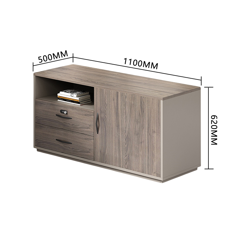 オフィスデスク　社長デスク　事務机　両袖机　木目調　厚重感　レザー張り　高級感　洗練　ウォールナット　カスタマイズ可能　LBZ-P015