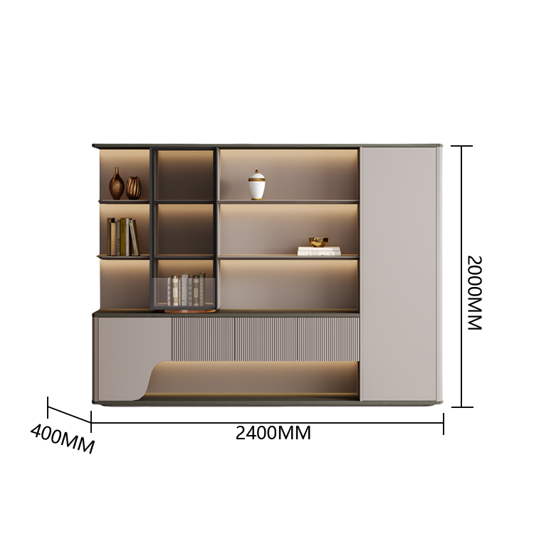 オフィスデスク　社長デスク　事務机　昇降デスク　昇降可能　ダイヤル锭　引き出し　洗練　ウォールナット　カスタマイズ可能　LBZ-P016