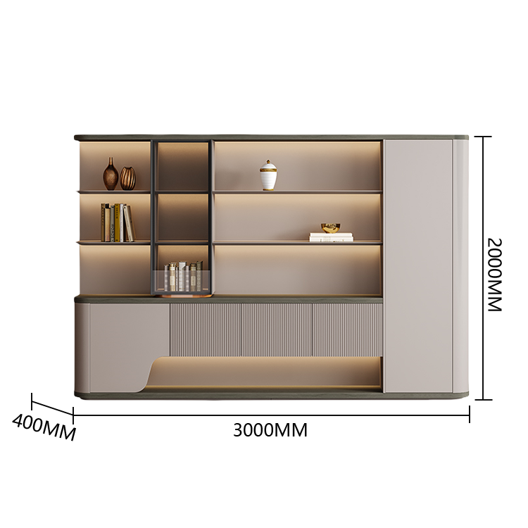 オフィスデスク　社長デスク　事務机　昇降デスク　昇降可能　ダイヤル锭　引き出し　洗練　ウォールナット　カスタマイズ可能　LBZ-P016