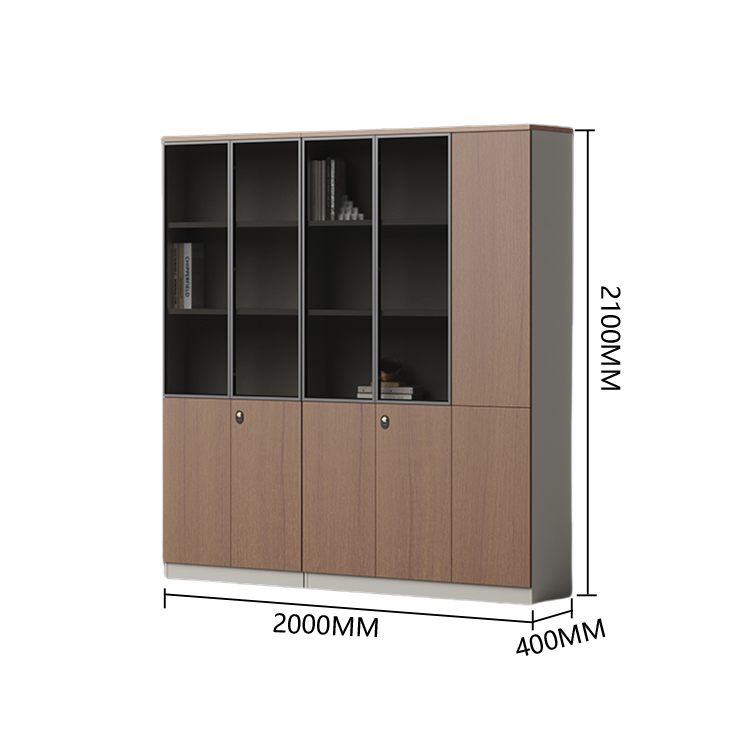 エグゼクティブデスク　事務机　社長デスク　ＰＣ収納　幕板　引き出し　ダイヤル錠付き　洗練　ブラウンオーク　カスタマイズ可能　LBZ-P025