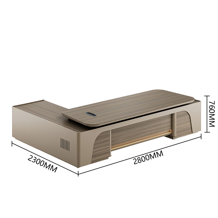 エグゼクティブデスク　作業机　ワークデスク　社長机　引き出し収納　充電便利　ダイヤル錠　ウォールナット　カスタマイズ可能　LBZ-P028