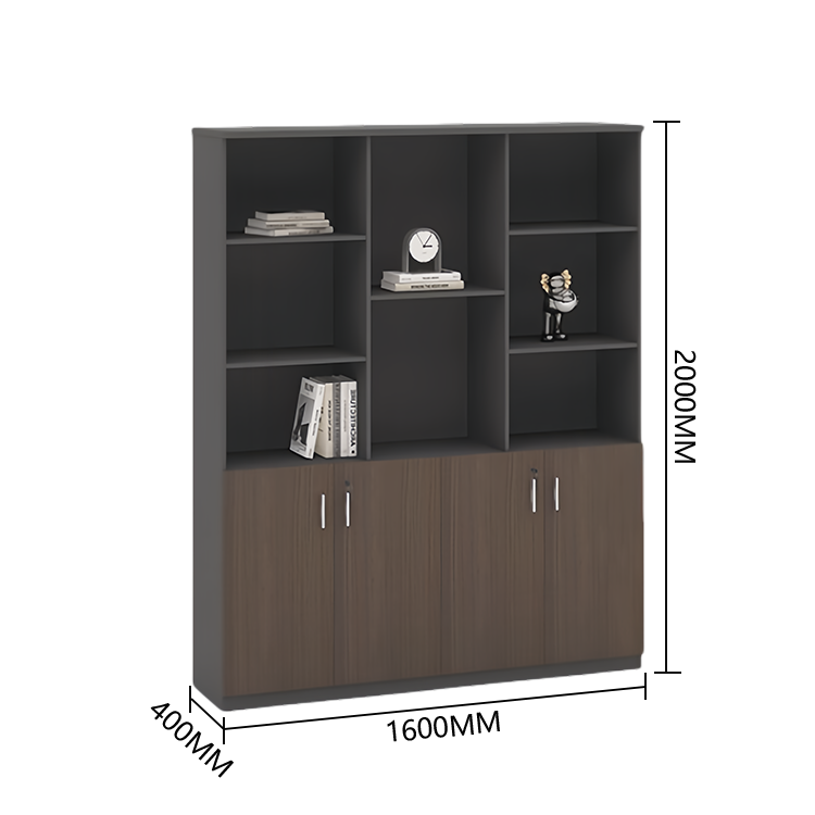 エグゼクティブデスク　社長机　ワークデスク　オフィスデスク　引き出し収納　配線ボックス　ダイヤル錠　ダークブラウン　LBZ-P031