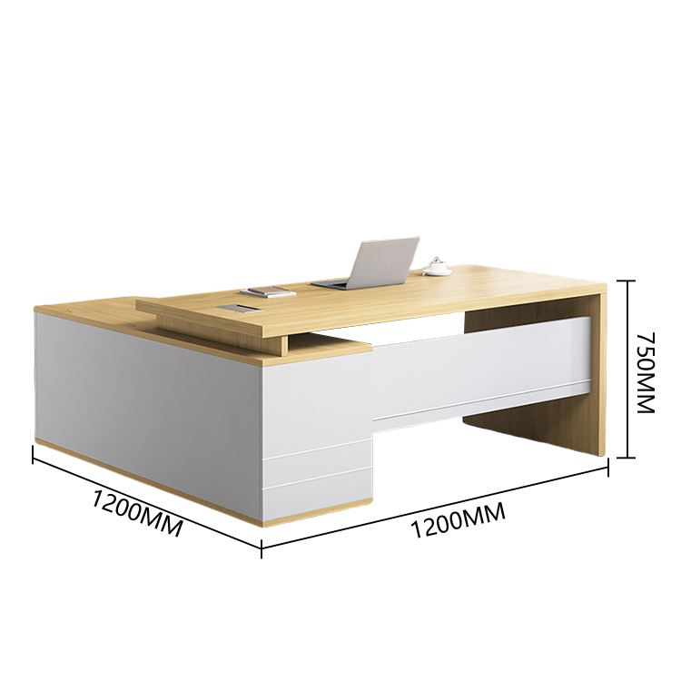 エグゼクティブデスク　社長机　ワークデスク　オフィスデスク　オープン収納　配線ボックス　ウォールナット　カスタマイズ可能　LBZ-P032