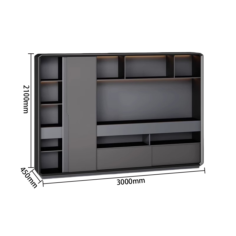 エグゼクティブデスク　社長机　木製デスク　サイドキャビネット付き　配線ボックス付き　L字型　広い天板　カスタマイズ可能　LBZ-P064