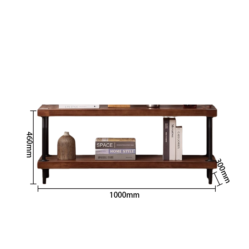 物置ラック　大容量　ディスプレイラック　飾り棚　ラック　置物棚　頑丈なフレーム　カスタマイズ可能　ウォールナット　ZWJ-P014