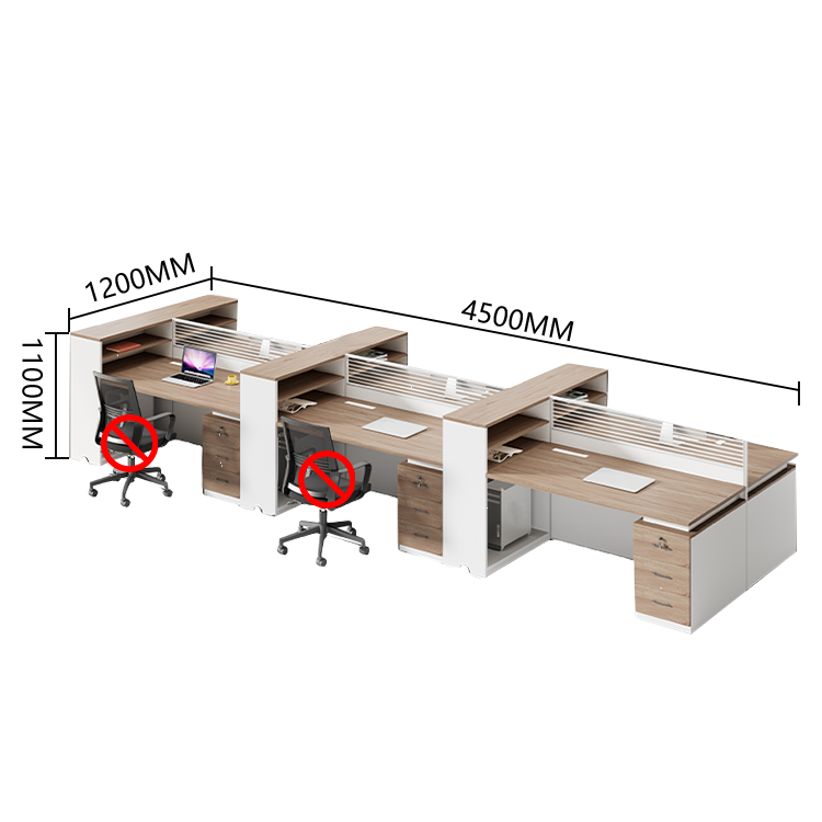 作業デスク　役員用デスク　プロデスク　大型デスク　オフィスデスク　職場　役員用　作業用　広い下肢空間　オープン収納　鍵付き引き出し収納　丈夫な天板　多目的　E1級　厚手　スタイリッシュ　ブラウン　YGZ-P011