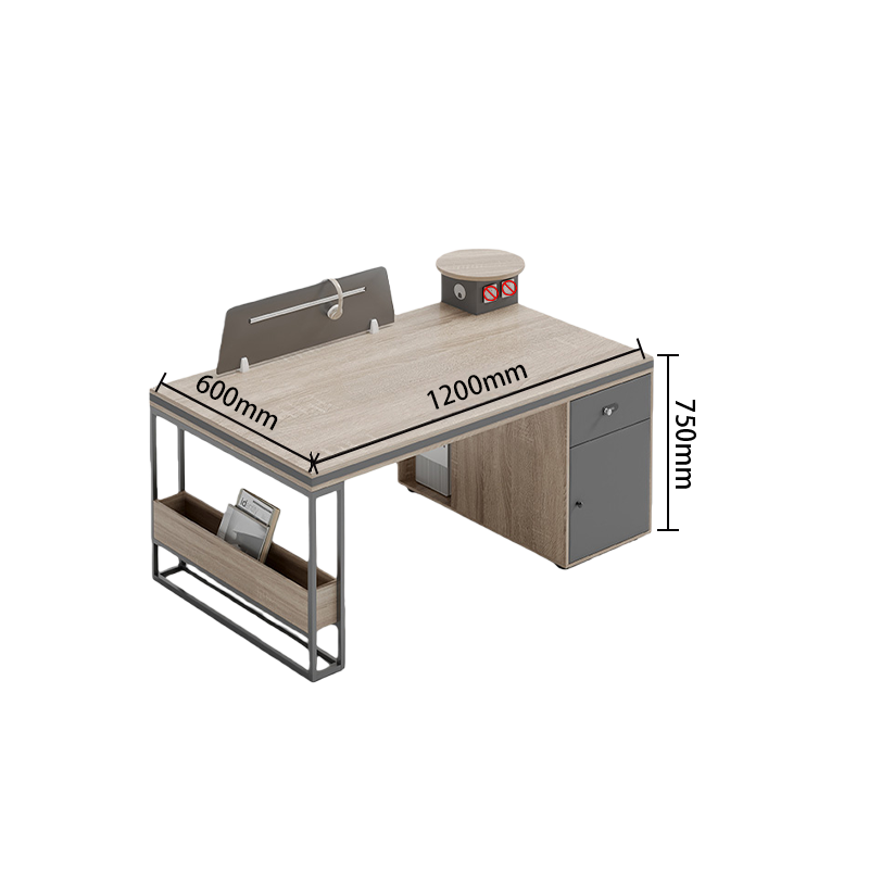 オフイスデスク　役員用　企業用　収納ボックス　仕切りパネル付き　広々とした天板　ダイヤル錠付き　機能性　カスタマイズ可能　YGZ-P015