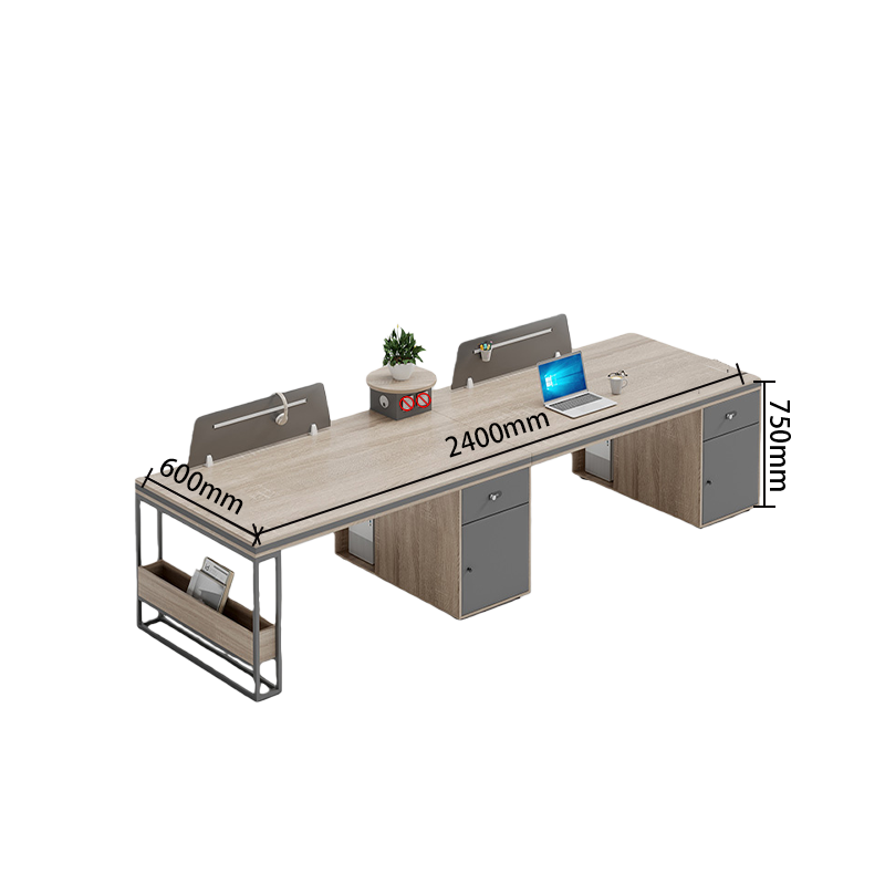 オフイスデスク　役員用　企業用　収納ボックス　仕切りパネル付き　広々とした天板　ダイヤル錠付き　機能性　カスタマイズ可能　YGZ-P015