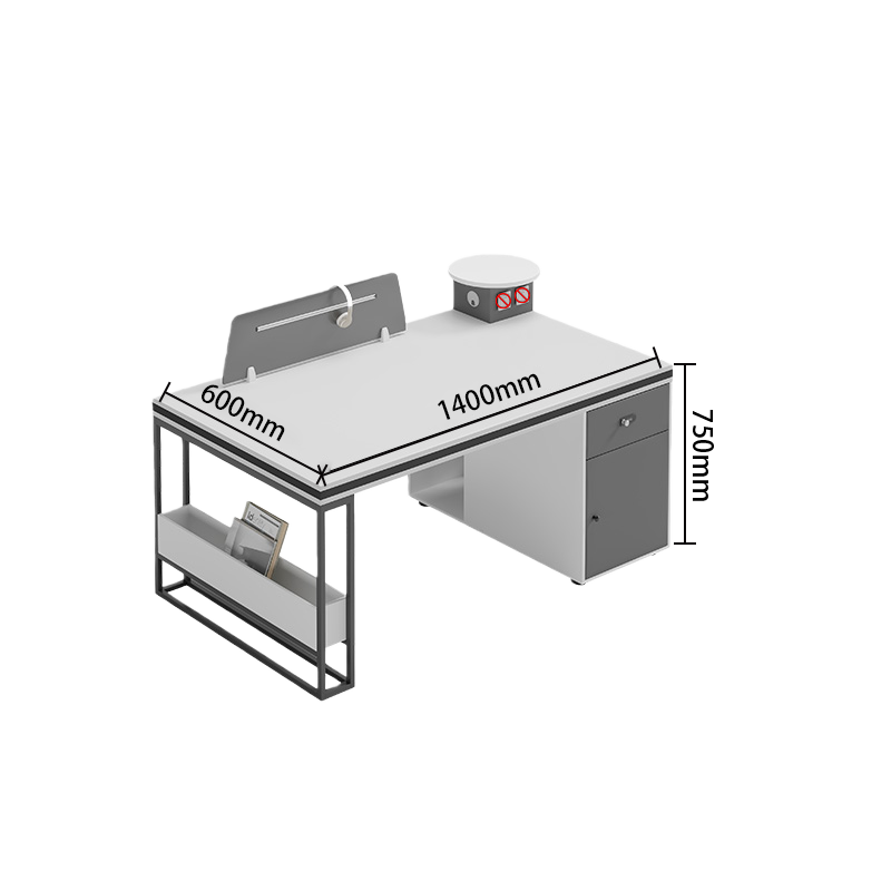 オフイスデスク　役員用　企業用　収納ボックス　仕切りパネル付き　広々とした天板　ダイヤル錠付き　機能性　カスタマイズ可能　YGZ-P015
