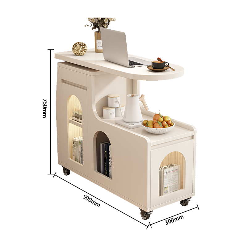 物置ラック　大容量　マルチファクション　カスタマイズ可能　ディスプレイラック　飾り棚　ウォールナット　クリーム色　ZWJ-P015