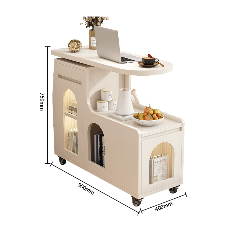 物置ラック　大容量　マルチファクション　カスタマイズ可能　ディスプレイラック　飾り棚　ウォールナット　クリーム色　ZWJ-P015