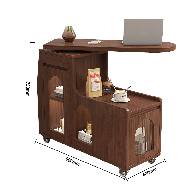 物置ラック　大容量　マルチファクション　カスタマイズ可能　ディスプレイラック　飾り棚　ウォールナット　クリーム色　ZWJ-P015