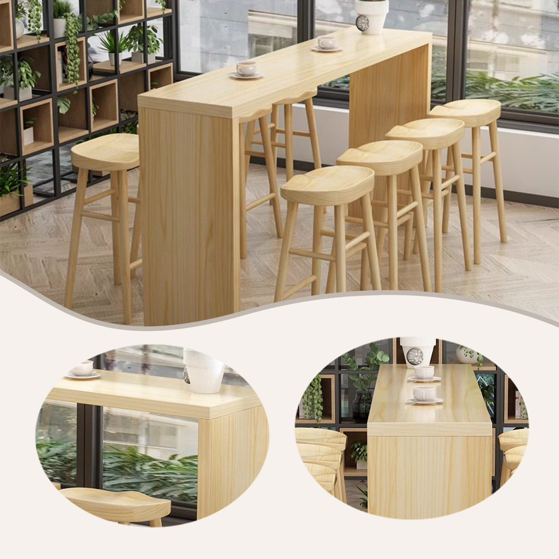 カウンターチェア　バーテーブルセット　ハイチェア　ハイテーブル　デスクチェア　イス　店舗用　カフェ　家庭用　ダイニング用　バー　木目調　高品質　頑丈　軽い　軽量　シンプル　ナチュラル　カスタマイズ可能　BTZ-P006