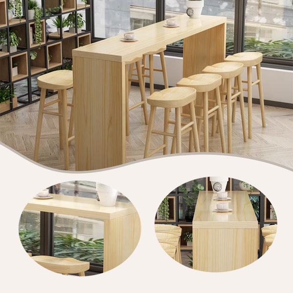 カウンターチェア　バーテーブルセット　ハイチェア　ハイテーブル　デスクチェア　イス　店舗用　カフェ　家庭用　ダイニング用　バー　木目調　高品質　頑丈　軽い　軽量　シンプル　ナチュラル　カスタマイズ可能　BTZ-P006