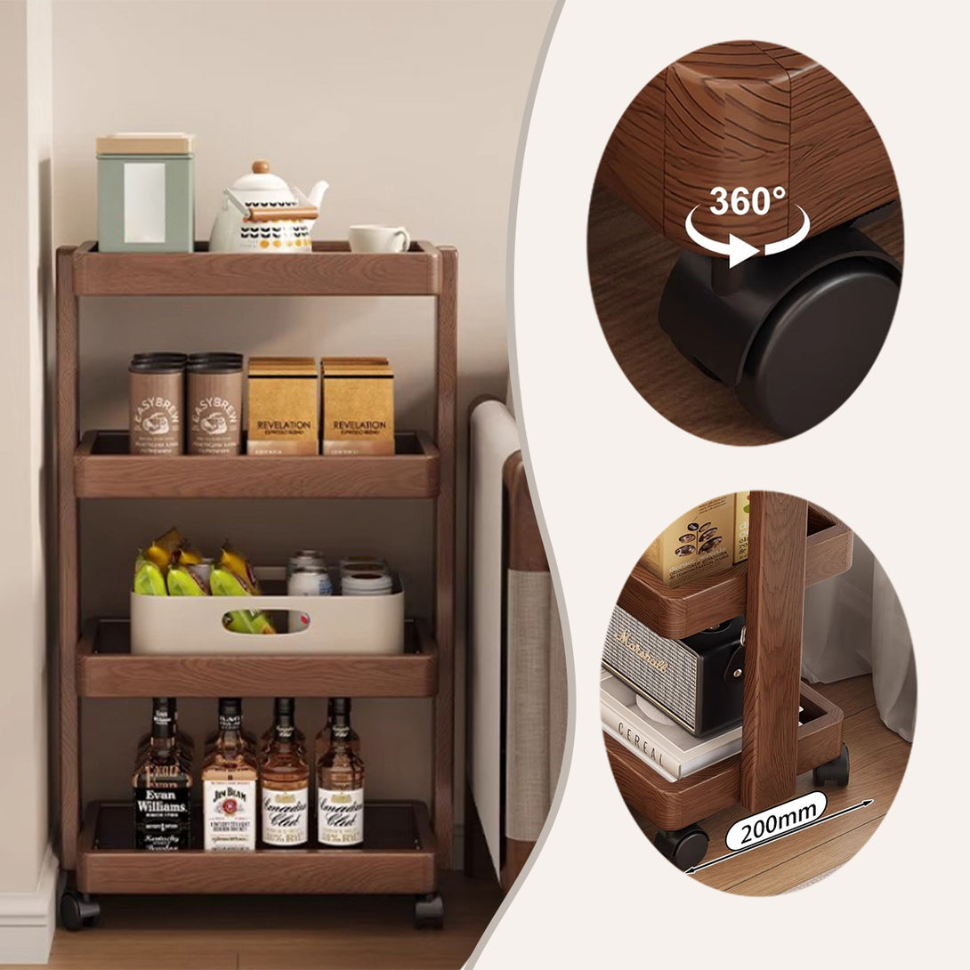 物置ラック　大容量　頑丈なフレーム　ディスプレイラック　ラック　置物棚　ウォールシェルフ　飾り棚　組立必要　ウォールナット　ZWJ-P022