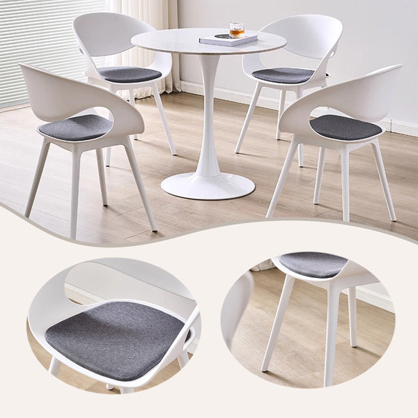 応接セット　応接家具　椅子　丸テーブル　3人掛け　4人掛け　セラミック　炭素鋼　シンプル　ホワイト　カスタマイズ可能　JDZH-P024