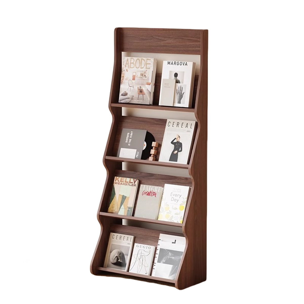 マガジンラック,収納ラック,雑誌ラック,図書館,店舗用,木製,オープン