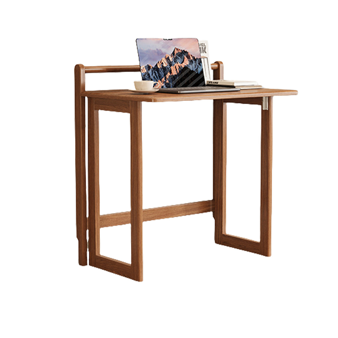勉強机　折りたたみテーブル　学習デスク　在宅用　角丸加工　無垢材　折りたたみ可能　シンプル　ウォールナット　ナチュラル　XXZ-P015